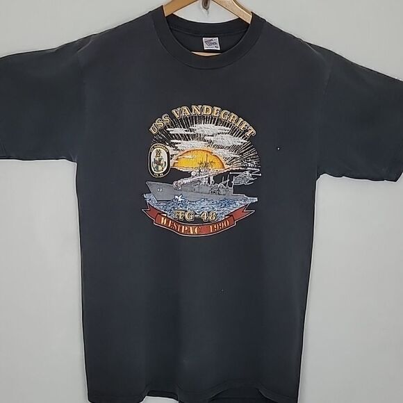 Vintage USS Vandergrift Westpac 1990 T Shirt Size XL - Picture 1 of 7